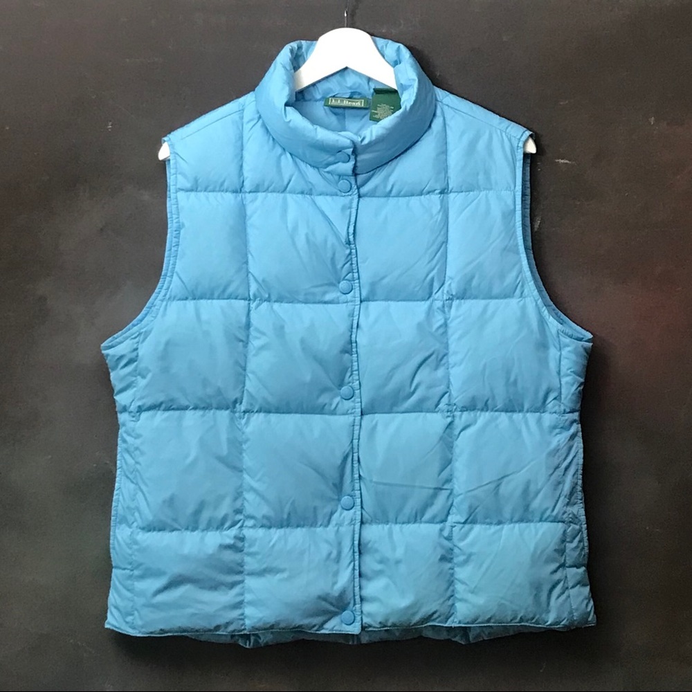 L.L. Bean Goose Down Puffer Vest Gem